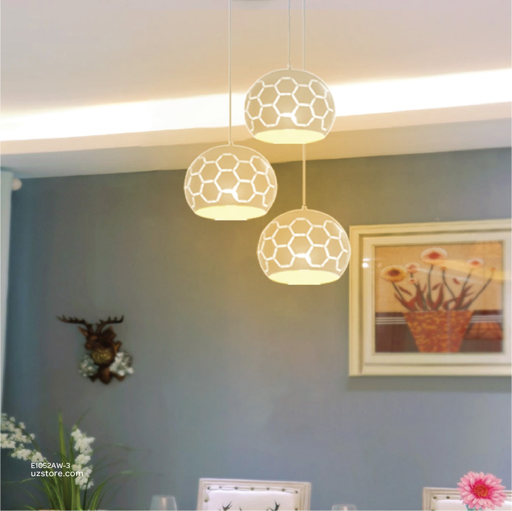 Pendant Light 5001/3 White 200*200