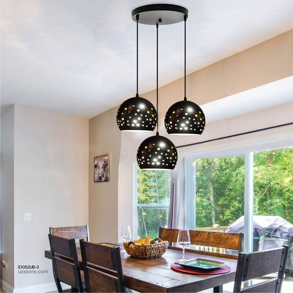 HANGING TRIBLE LIGHT Black 5003/3