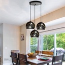 HANGING TRIBLE LIGHT Black 5003/3