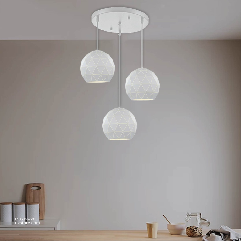 Pendant Light 7001/3 White 200*250