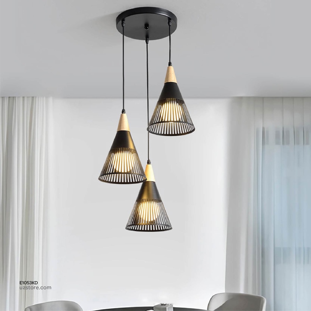 Pendant Light 7760/3 Black 180*250