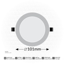 LED spot Light (SAMSUNG 3001) 6W - Warm White