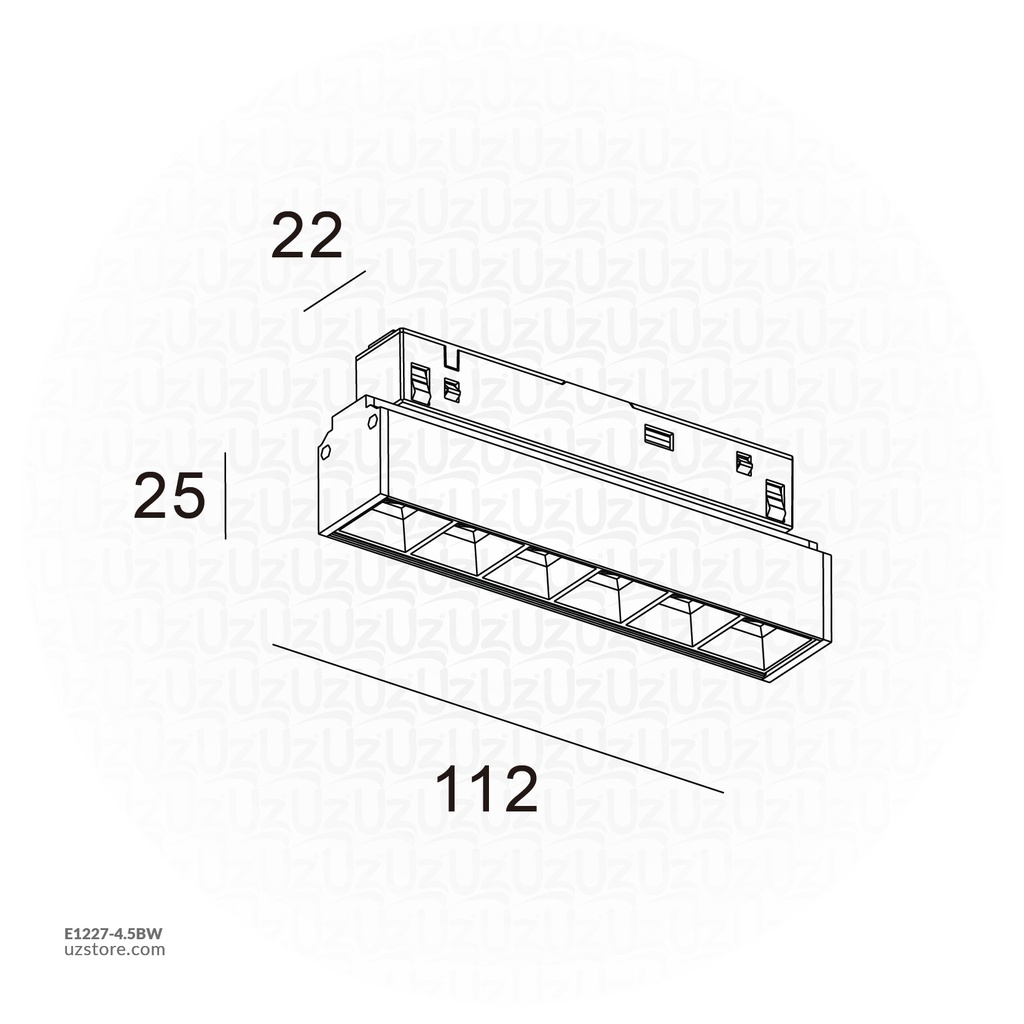 Magnet Track lamp(48V)  4.5W 410052