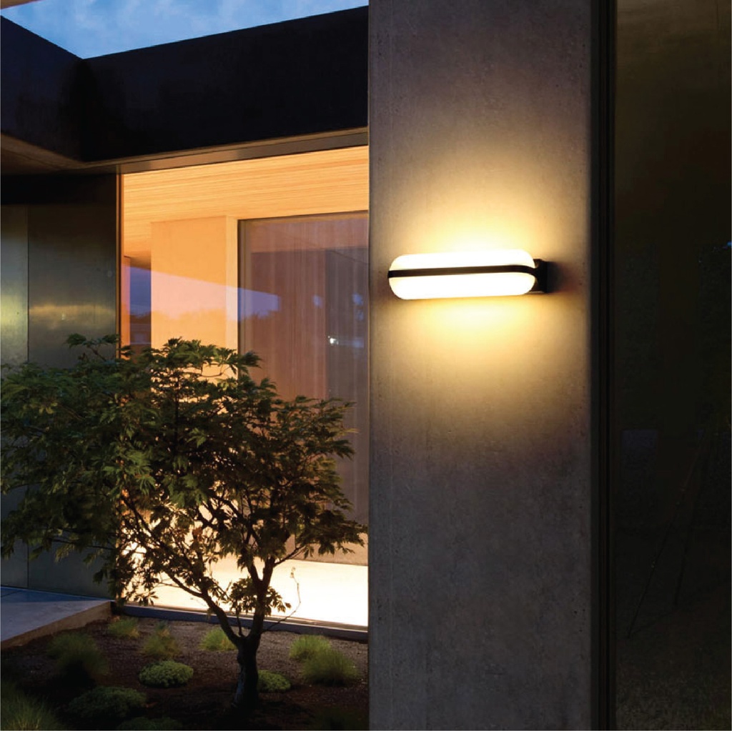 LED Outdoor Wall LIGHT  B60110 WW Black