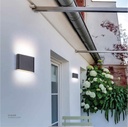 LED Outdoor Wall LIGHT AC-44/S  WW BLACK
