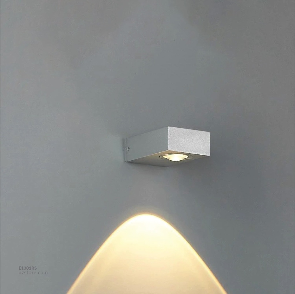 LED Outdoor Wall LIGHT JKF819-1 3W WW Silver