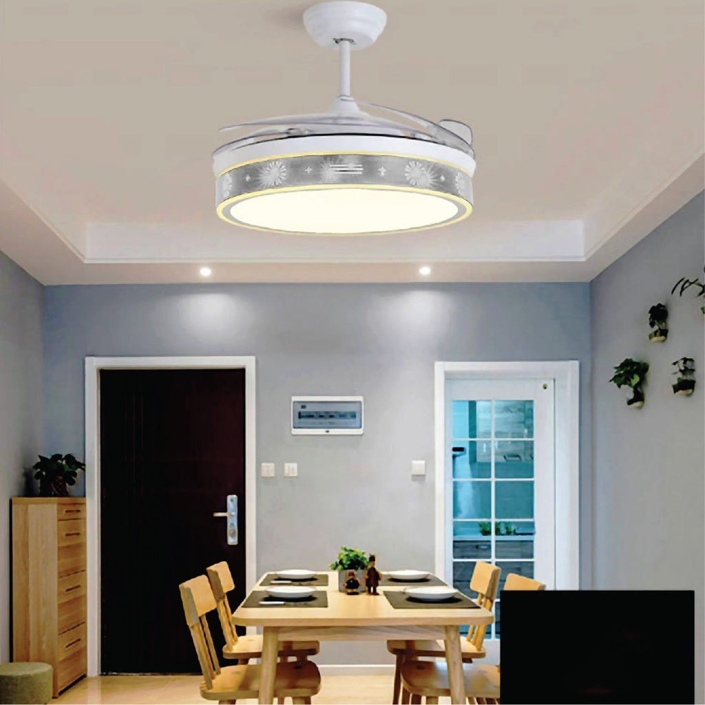 Decorative Fan With LED YF-D74