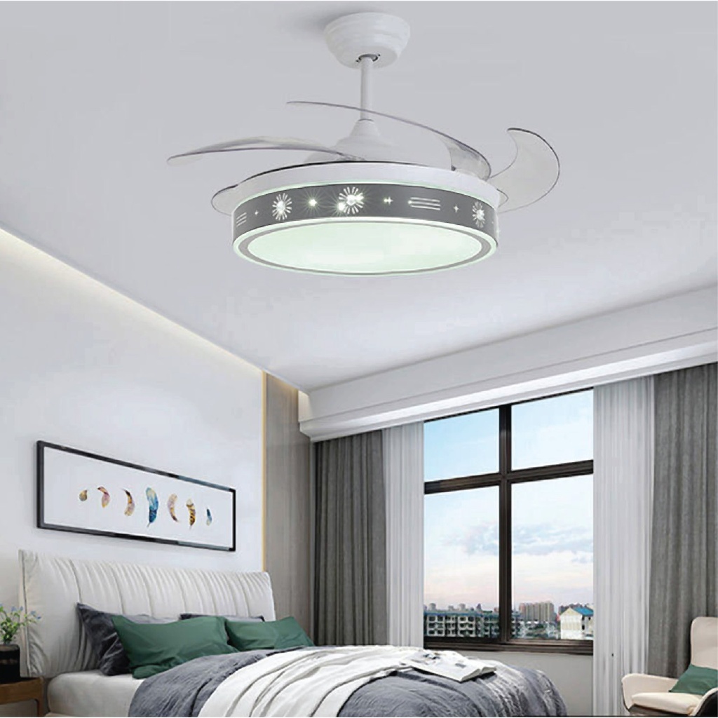 Decorative Fan With LED YF-D74