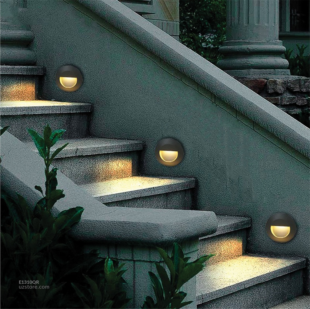 LED Outdoor Wall LIGHT JKD690Y 3W WW DARK GREY