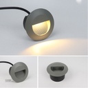 LED Outdoor Wall LIGHT JKD690Y 3W WW DARK GREY