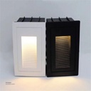 LED Outdoor Step LIGHT Q04 (SMALL)-3W WW DARK GREY