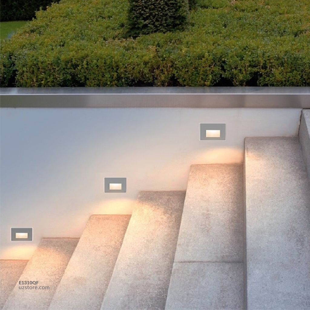 LED Outdoor Step LIGHT Q03 (SMALL)-3W WW WHITE