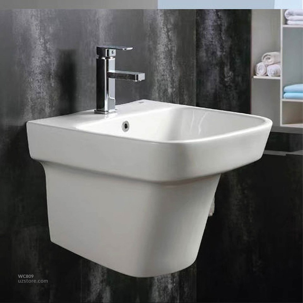 Wall-hung One Piece Basin Y-406