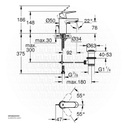 GROHE Eurosmart Cosmopolitan OHM basin S 32825000