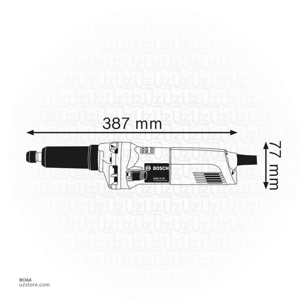 BOSCH - Straight Grinder 750w -GGS 8 CE