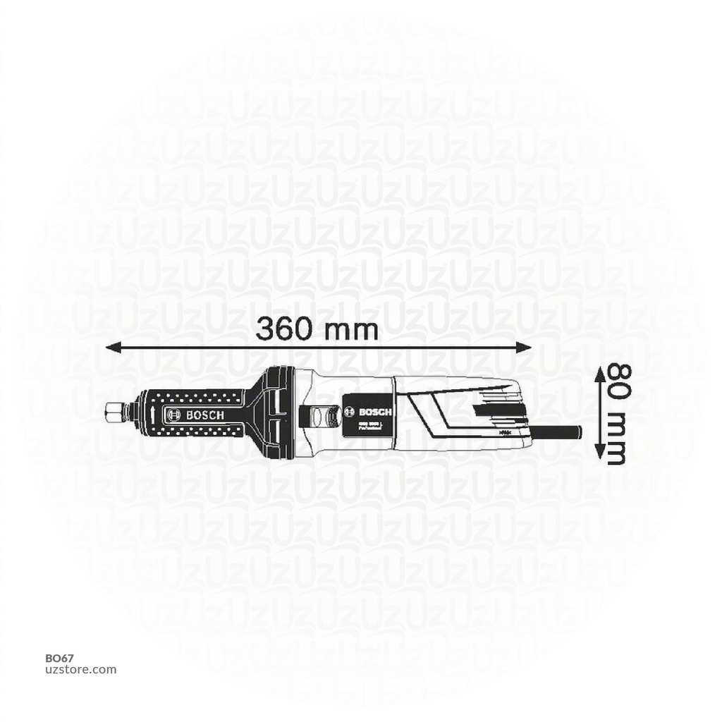 BOSCH - Straight Grinder 500w -GGS 5000L