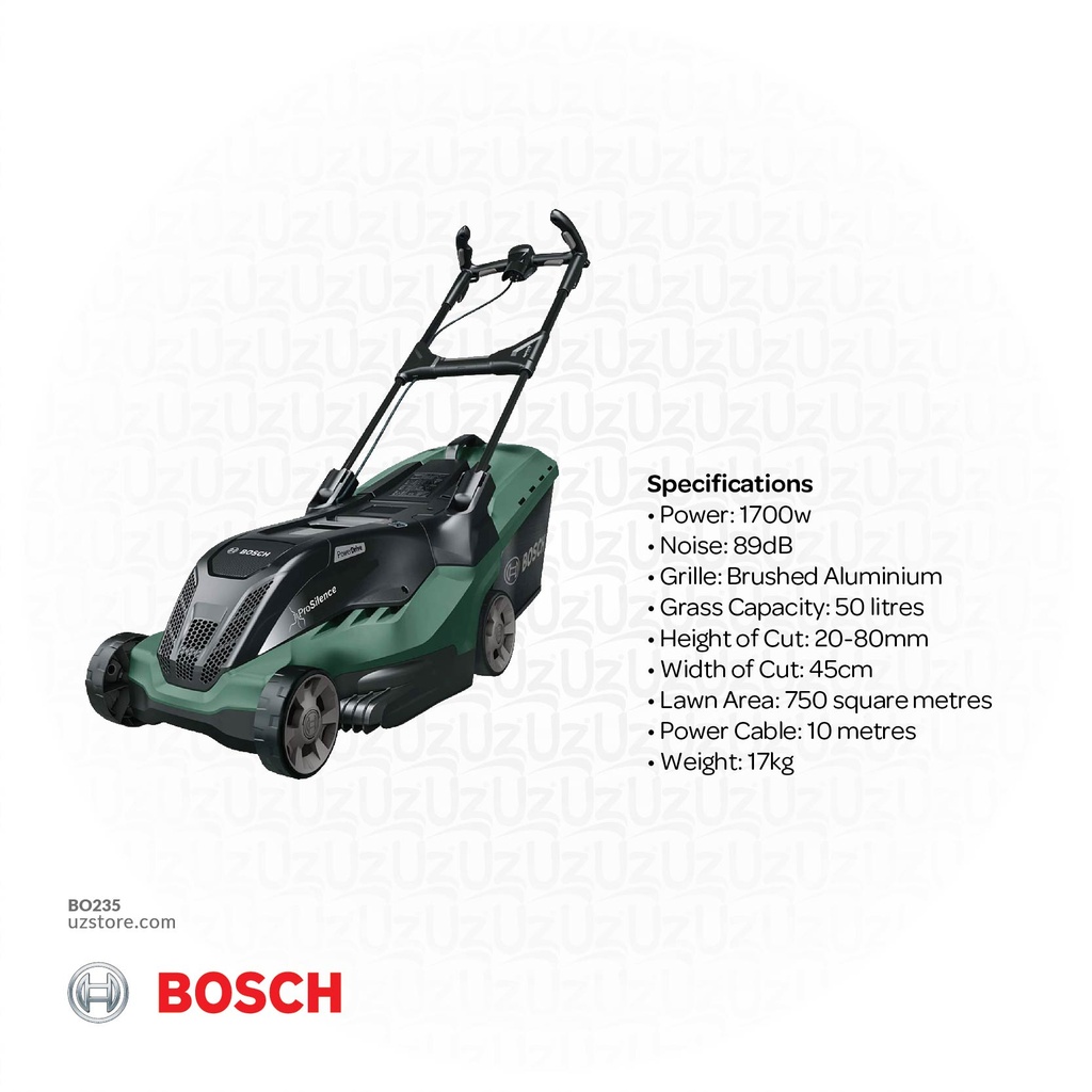 Bosch Advanced Rotak 750 Lawnmower - Green