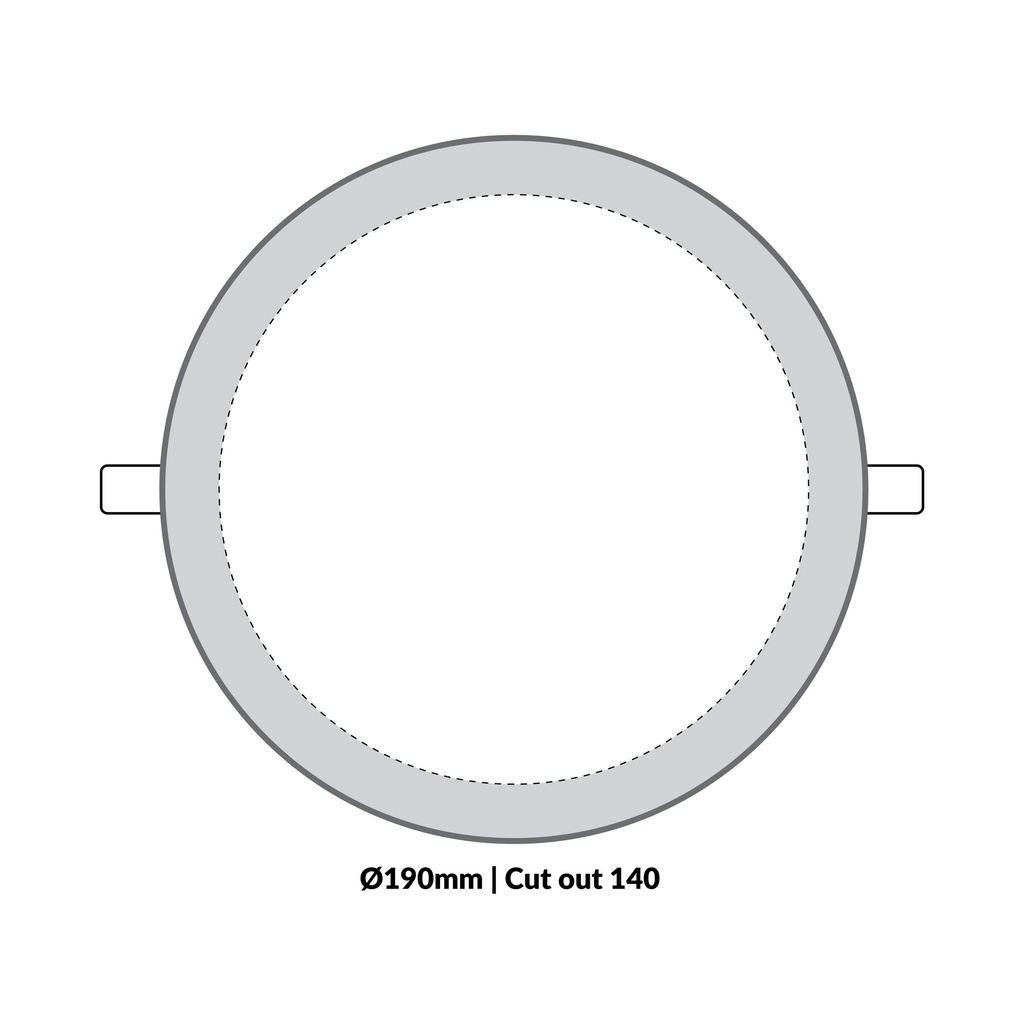 LTF 15W Round Panel light Sigma Warm white