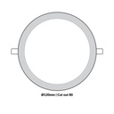 LTF 6W Round Panel light Sigma Warm white