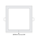 LTF 24W Square Panel light Sigma Daylight