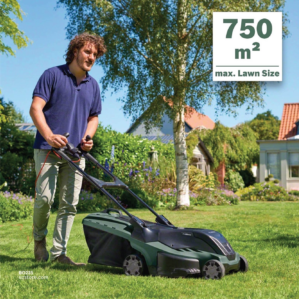 Bosch Advanced Rotak 750 Lawnmower - Green