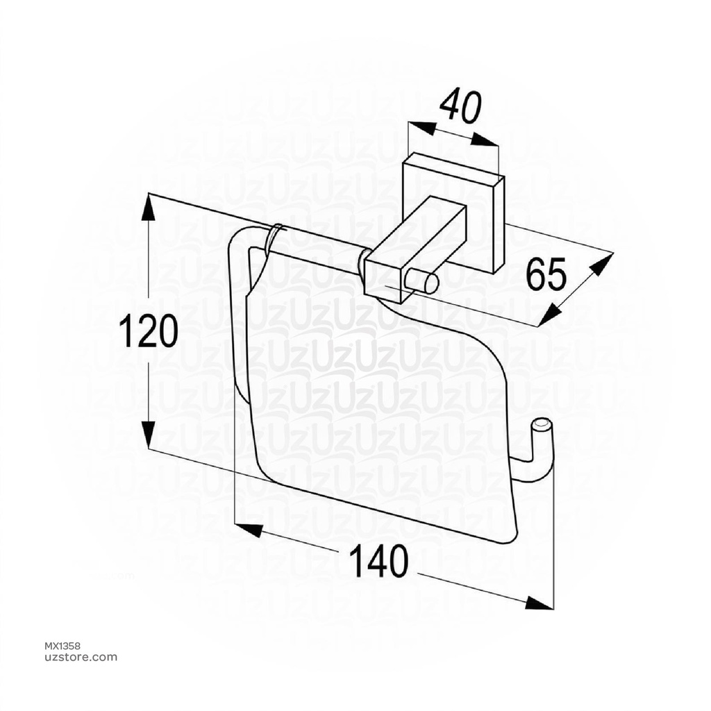 Kludi Rak Toilet Paper Holder RAK24004