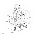 Kludi RAK Pearl 17060 Single Lever XL Basin mixer