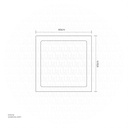 LED Light 3*3 white