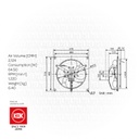 EX.FAN 14" KDK INDUSTRIAL (40 KQT)