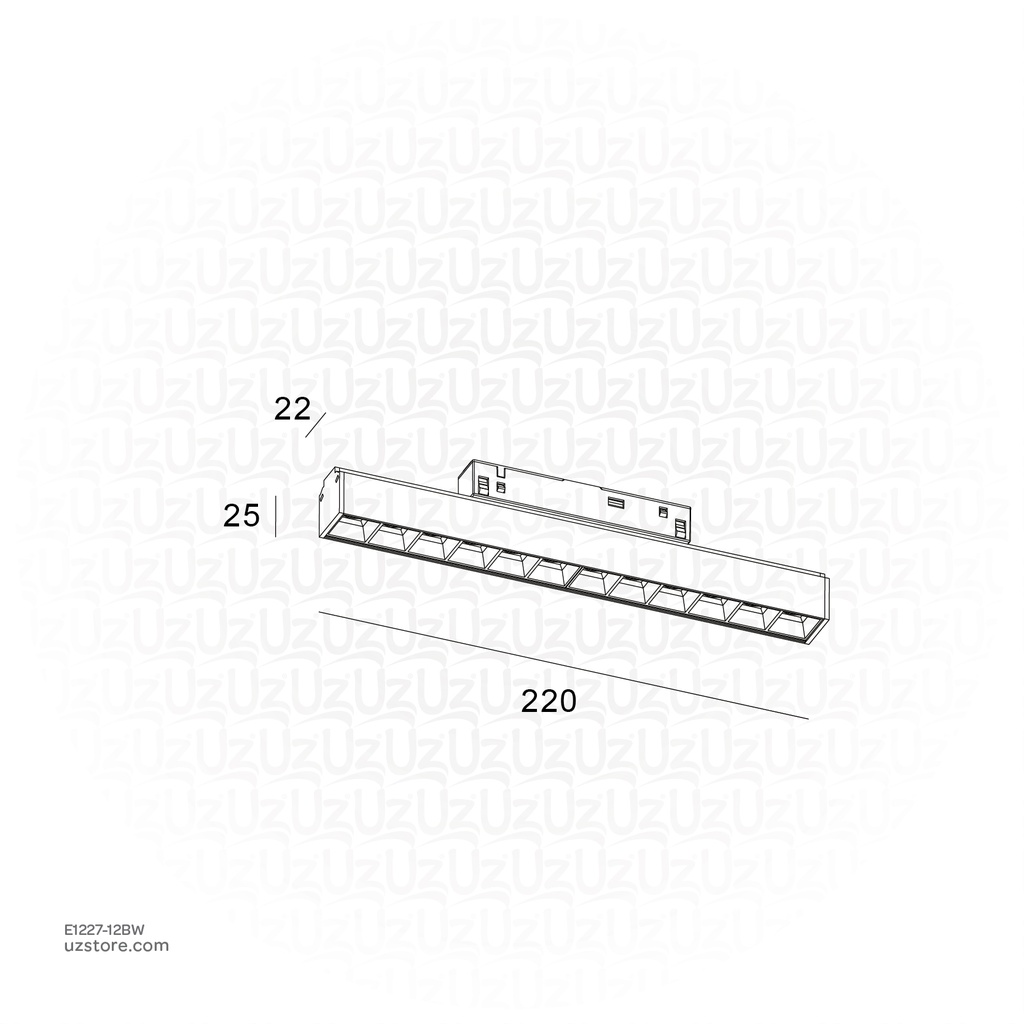Magnet Track lamp(48V) 12W  410057