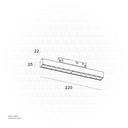 Magnet Track lamp(48V) 12W  410057