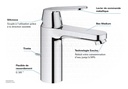 GROHE Eurosmart Cosmopolitan OHM basin M 23325000