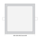 OMEX - SQ Slim panle Light Led 6w WH