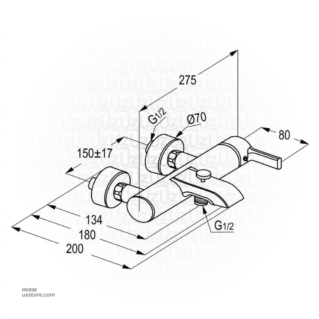 RAK Passion - Shower Mixer 13003