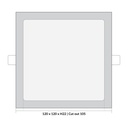 OMEX - SQ Slim panle Light Led 6w WW