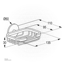 Kludi RAK Brass Soap Dish RAK 21002