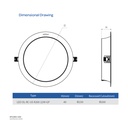 OPPLE LED Downlight RC-US R200-22W-6000-WH-GP Daylight
