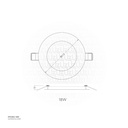 OPPLE LED Down Light Ecomax II Slim 18W , 6500K Day Light 
