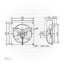 EX.FAN 12" KDK INDUSTRIAL (30 KQT)