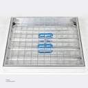 Mazaya Manhole Aluminium 100x100 5cm width