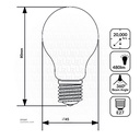 OPPLE LED Filament Lamp 4W Warm White E27  