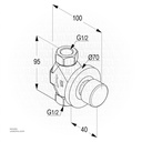 Kludi RAK Concealed Valve Self Closing DN15 RAK 50004