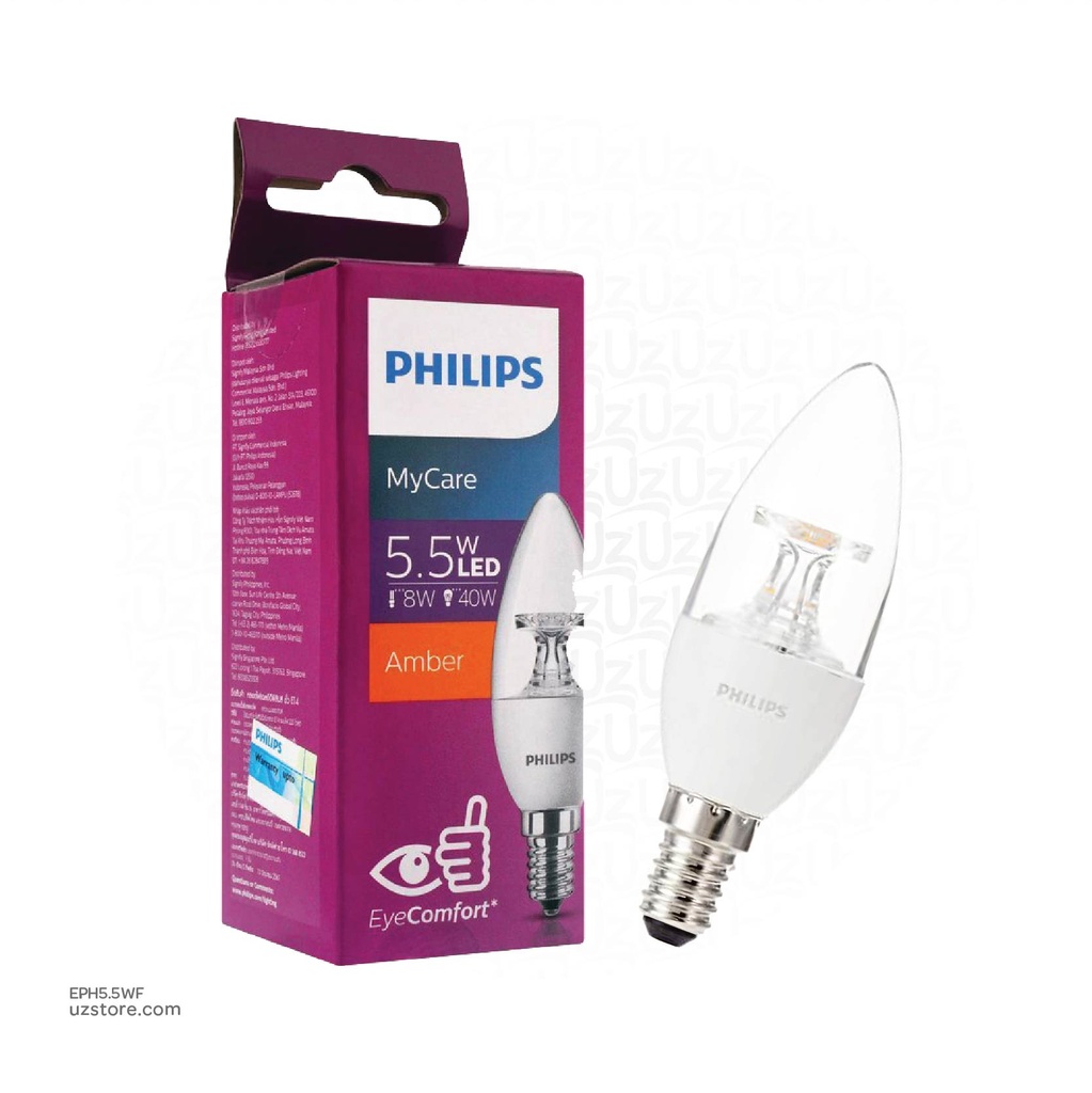 PHILIPS LED Lamp 5.5W Warm White E14