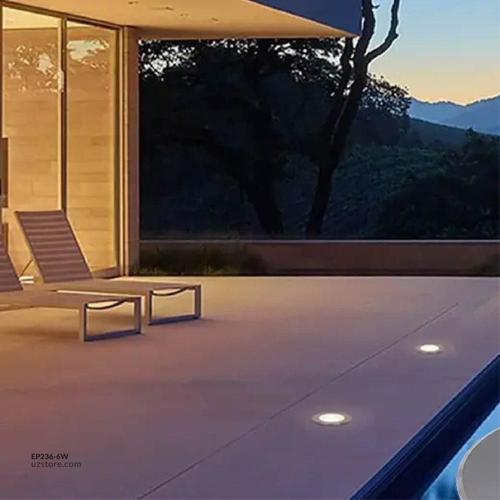 OPPLE LED Inground Light E II 6W-3000K-25D-HV-GP , Warm White 704000011210