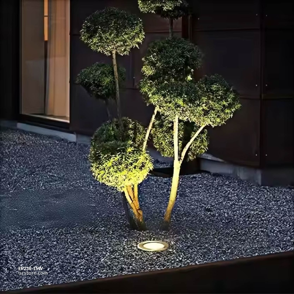 OPPLE LED Inground Light E II 15W-3000K-25D-HV-GP, Warm White 704000011410