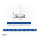 OPPLE LED Down light Rc-UA R150-30W , 3000K Warm White , 540001358700