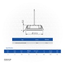 OPPLE LED Down light Rc-UA R150-30W , 4000K Natural White , 540001358800