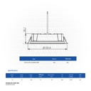 OPPLE LED Down light Rc-UA R200-30W , 3000K Warm White , -ETO , 540001390600