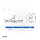 OPPLE LED Highbay-P5   200W-5700-60D+100D-GY-GP 5700K Day Light 545001055910