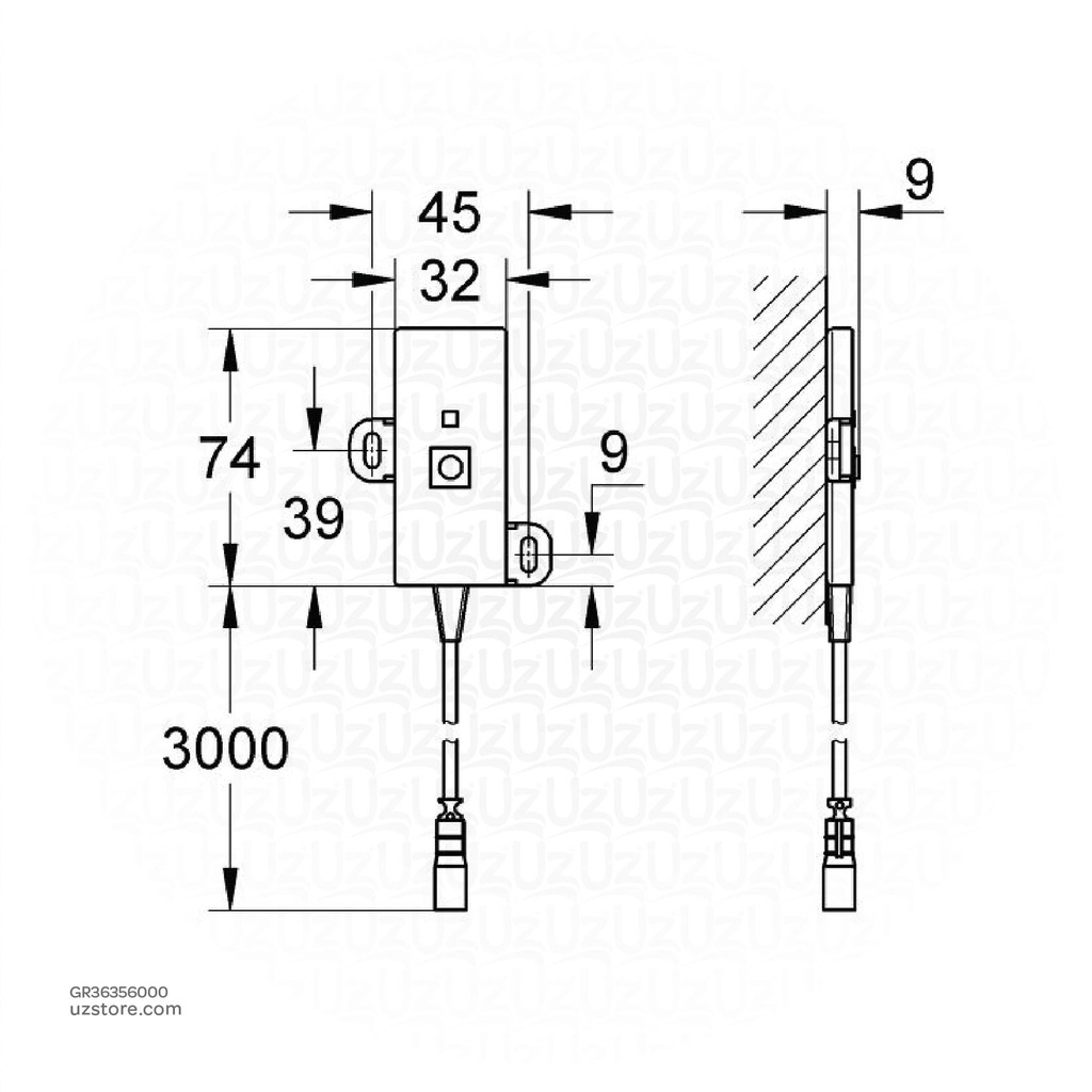 GROHE F-digital Puck transceiver 36356000